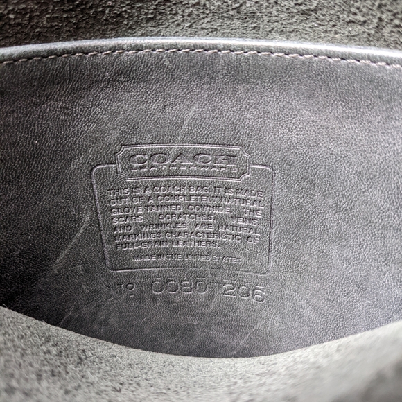 Vintage Coach Station Bag №5130 in Bottle Green - Picture 4 of 4